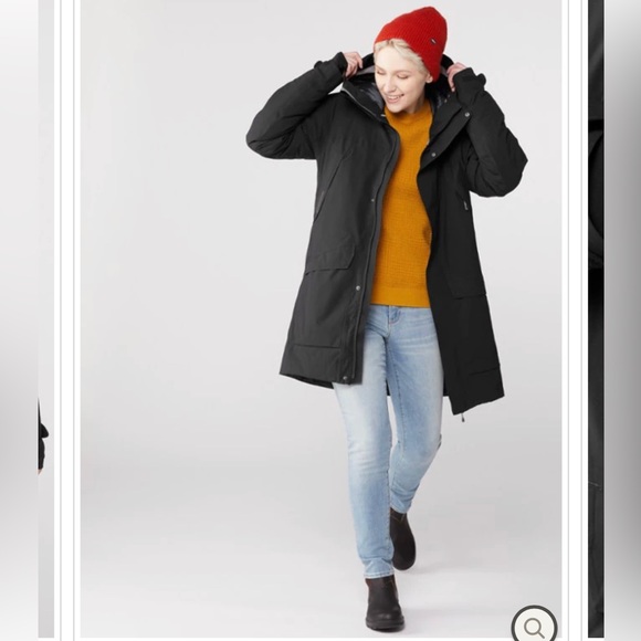 NWOT Houdini Insulated Fall In Women’s Parka Coat - True Black - Retail $700 - Picture 4 of 16